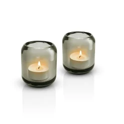 Acorn Candle Holder 2-pack, Stone