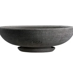 Ada Pot With Saucer Grey Ø40 cm