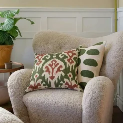 Adi Cushion Cover 50x50 cm, Taupe / Dark Brown