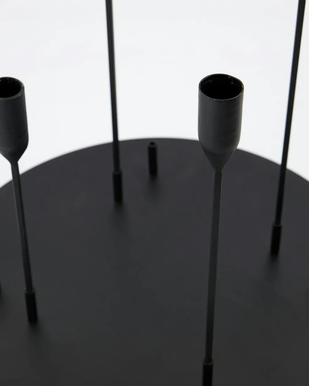 Advent Candle Stand Ø40x38 cm, Black