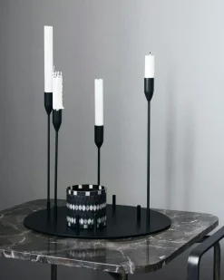 Advent Candle Stand Ø40x38 cm, Black