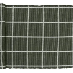 Alexander Table Runner 33x120 cm, Dark Grey/Beige