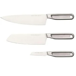 All Steel Knife Set, 3 Pieces