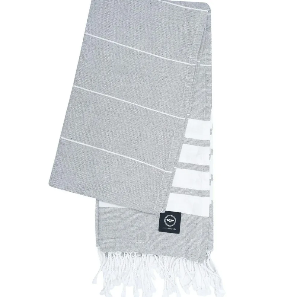 Alma Hamam Bath Sheet 80x180 cm, Dark Grey