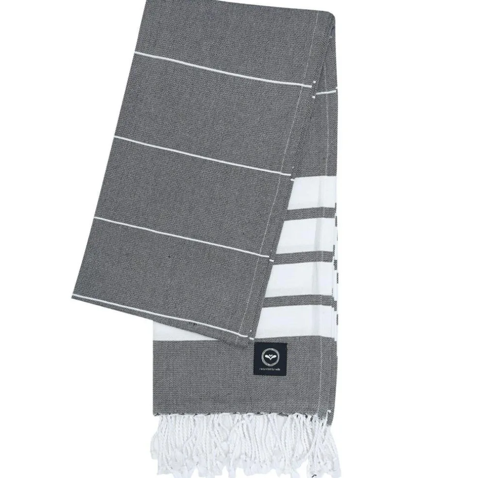 Alma Hamam Bath Sheet 80x180 cm, Dark Grey