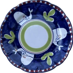 Amalfi Deep Plate 23 cm, Turquoise