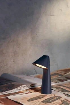 Ami Table Lamp Portable, Chocolate Clay
