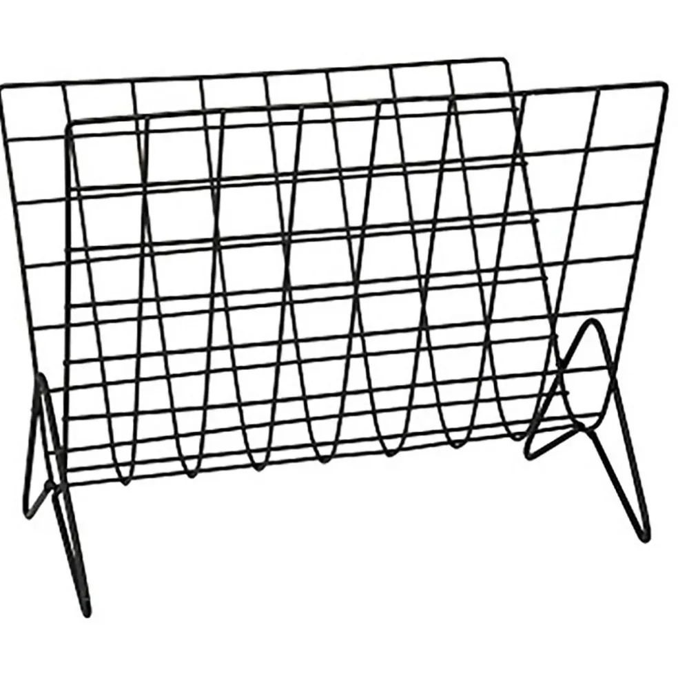 Aneby newspaper stand Black Forging wire