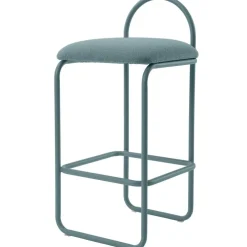 Angui Bar Stool H82.5 cm, Dusty Blue