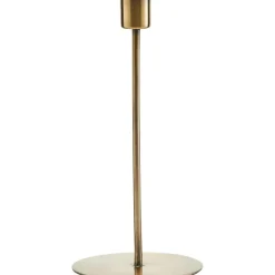Anit Candle Stand 12 cm, Antique Brass