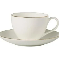 Anmut Gold Coffee Cup With Saucer