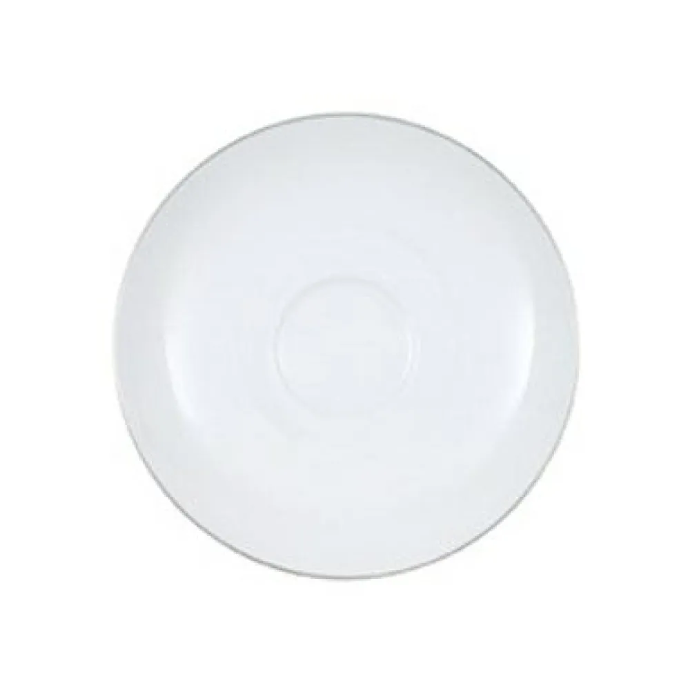 Anmut Platinum No.1 Saucer For Tea Cup, 15 cm