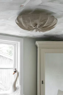 Anna 60 Ceiling Lamp Linen, Natural