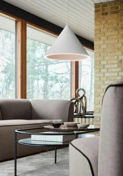 Annular Pendant Ø32 cm, White