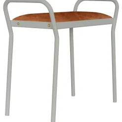 Anyone Stool, Grey / Rust