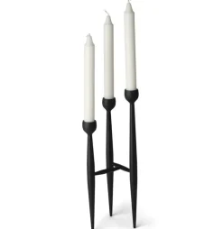 Apollo Candle Holder, Black