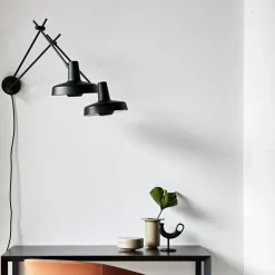 Arigato Wall Lamp Double, Black