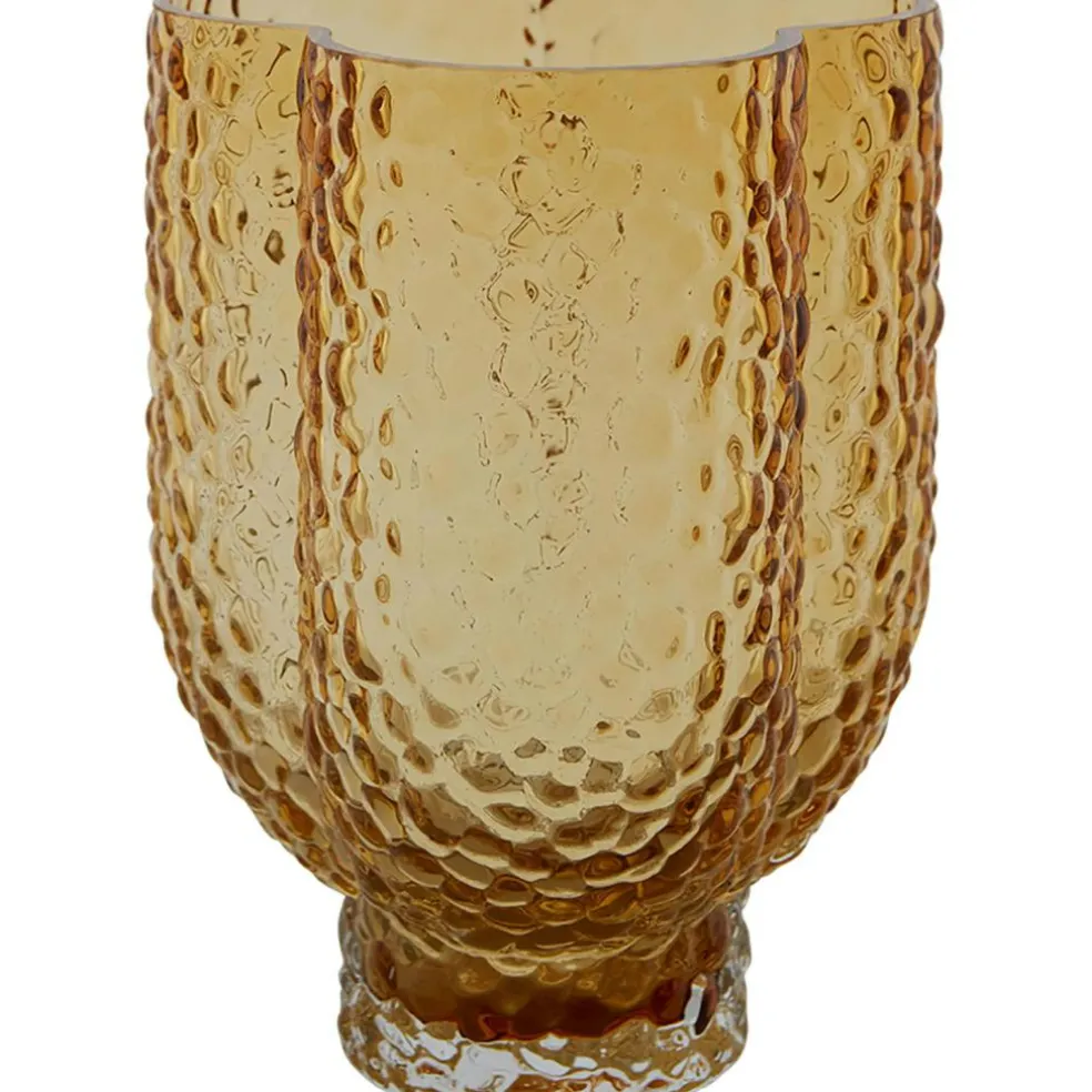 ARURA trio vase AmberL13,5xW11,9xH18 CM