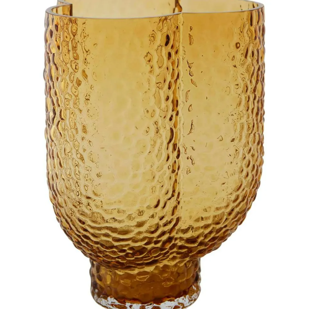 ARURA trio vase AmberL13,5xW11,9xH18 CM
