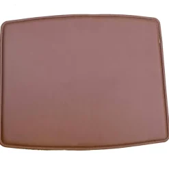 Arv Seat Pad For Lounge Chair, Brandy Leather