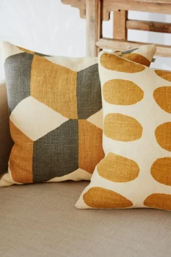 Asim Cushion Cover 50x50 cm, Off-white / Heaven Blue