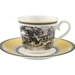 Audun Ferme Breakfast Cup With Saucer