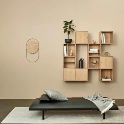 A-Wall Wall Clock, Black