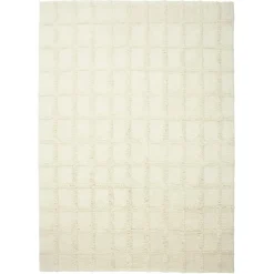 Badal Traceable Wool Rug Off-white, 250x350 cm