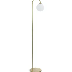 Ballon Floor Lamp, Brass