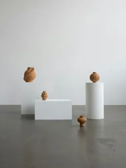 Balloon 01 Vase 25 cm, Sanded Ocker