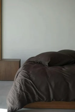 Bamboo Bedding Set 220x220 + 50x60 cm, Light Blue