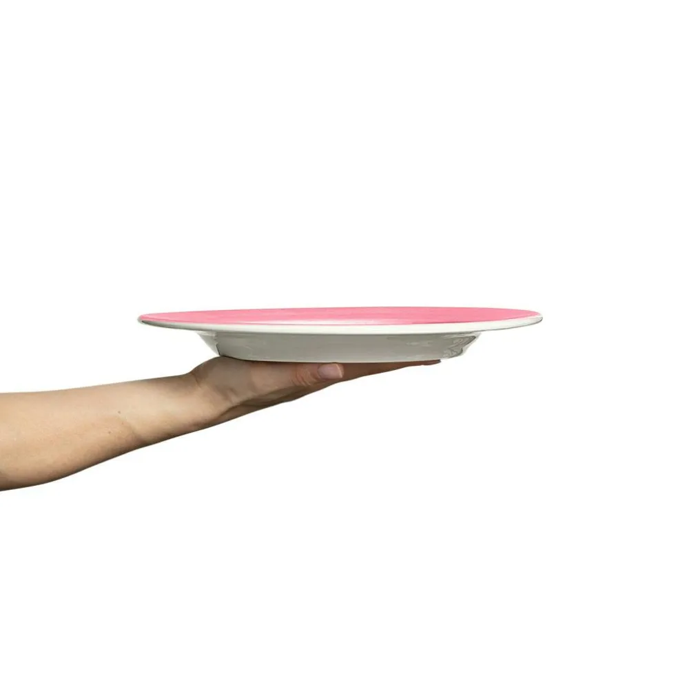 Basic Plate 28 cm, Plum