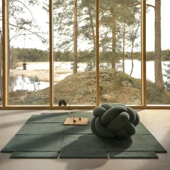 Basket Rug Green, 245x300 cm