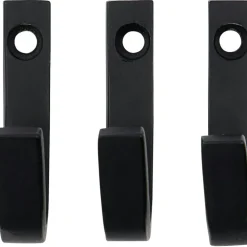Bath Hooks 5 cm 3-pack, Black