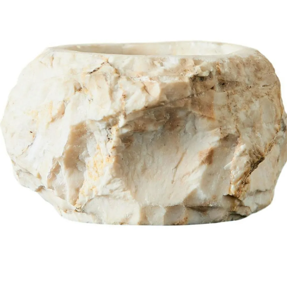 Batu Tealight Holder Ø70 cm, Creme