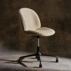 Beetle Swivel Chair Polypropylene, Black