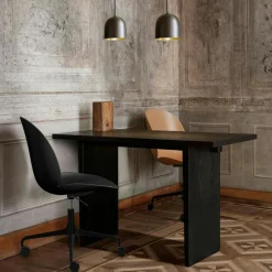 Beetle Swivel Chair Polypropylene, Black