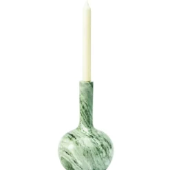 Bell Candle Holder, Dark Green