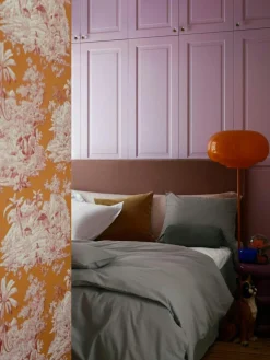 Benevola Duvet Cover 140x220 cm, Grey