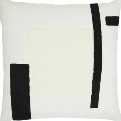 Bianca Cushion Cover 50X50 cm, White/Black 2