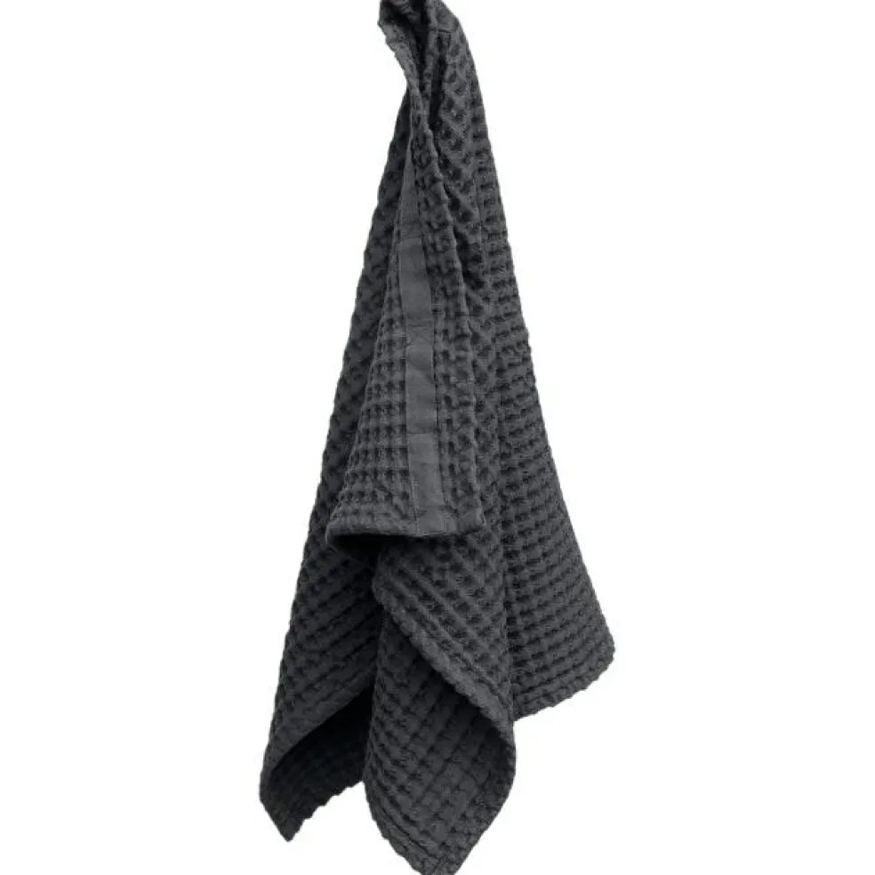 Big Waffle Hand Towel, Natural White