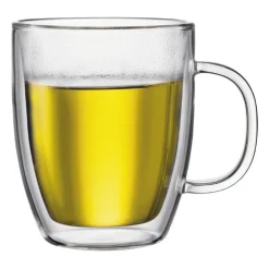 BISTRO Double walled Mug w. Handle, Set of 2, 45cl