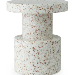 Bit Stool / Side Table, White