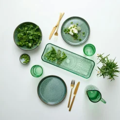 Bitz Pasta Plate 20 cm, Black/Green