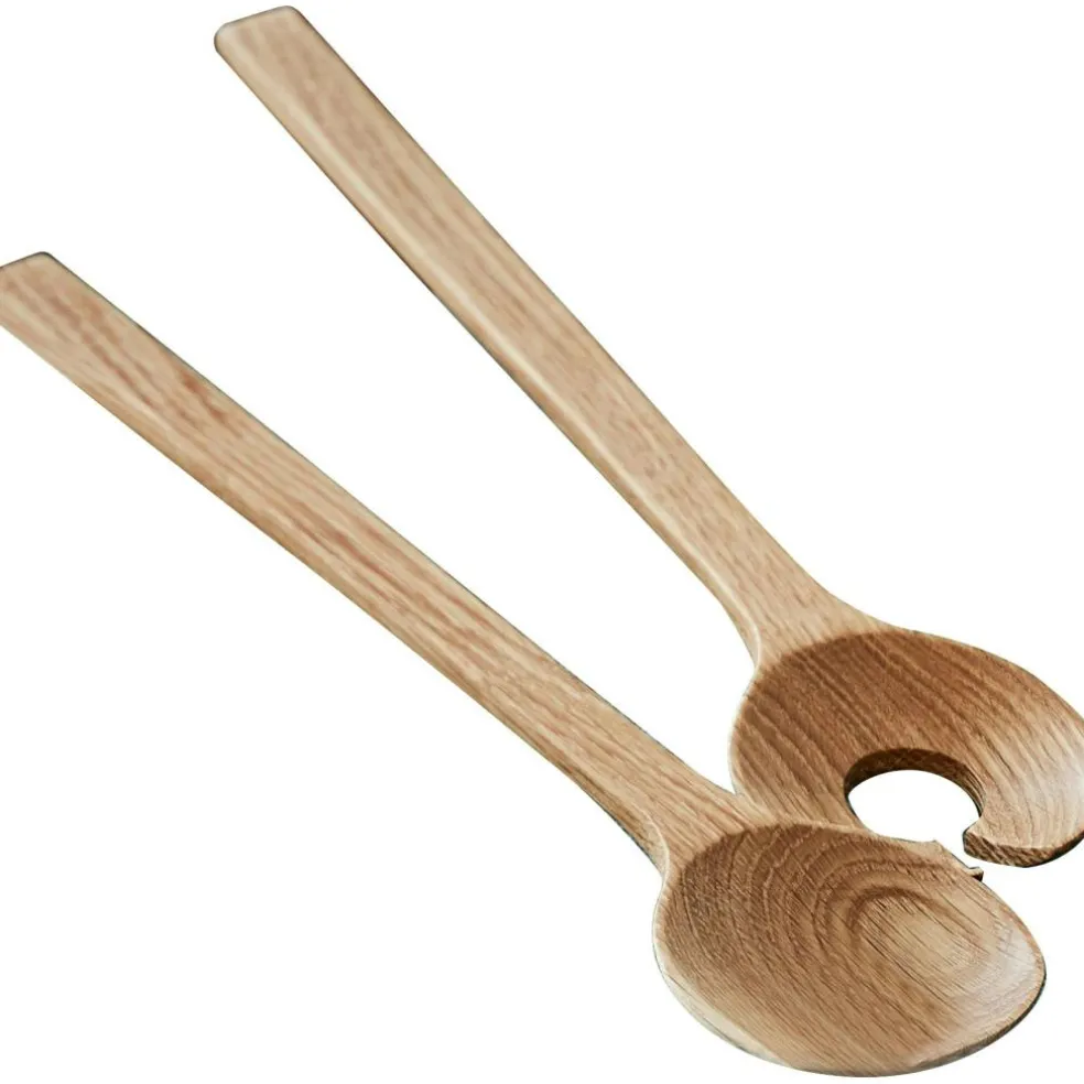 Bitz Salad Cutlery 32 cm, Oak