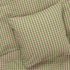 Bæk & Bølge Bed set 150x210 + 50x60 cm, Dark Blue / White