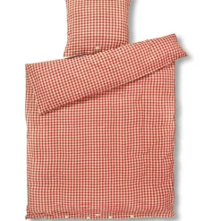 Bæk & Bølge Bed set 150x210 + 50x60 cm, Dark Blue / White