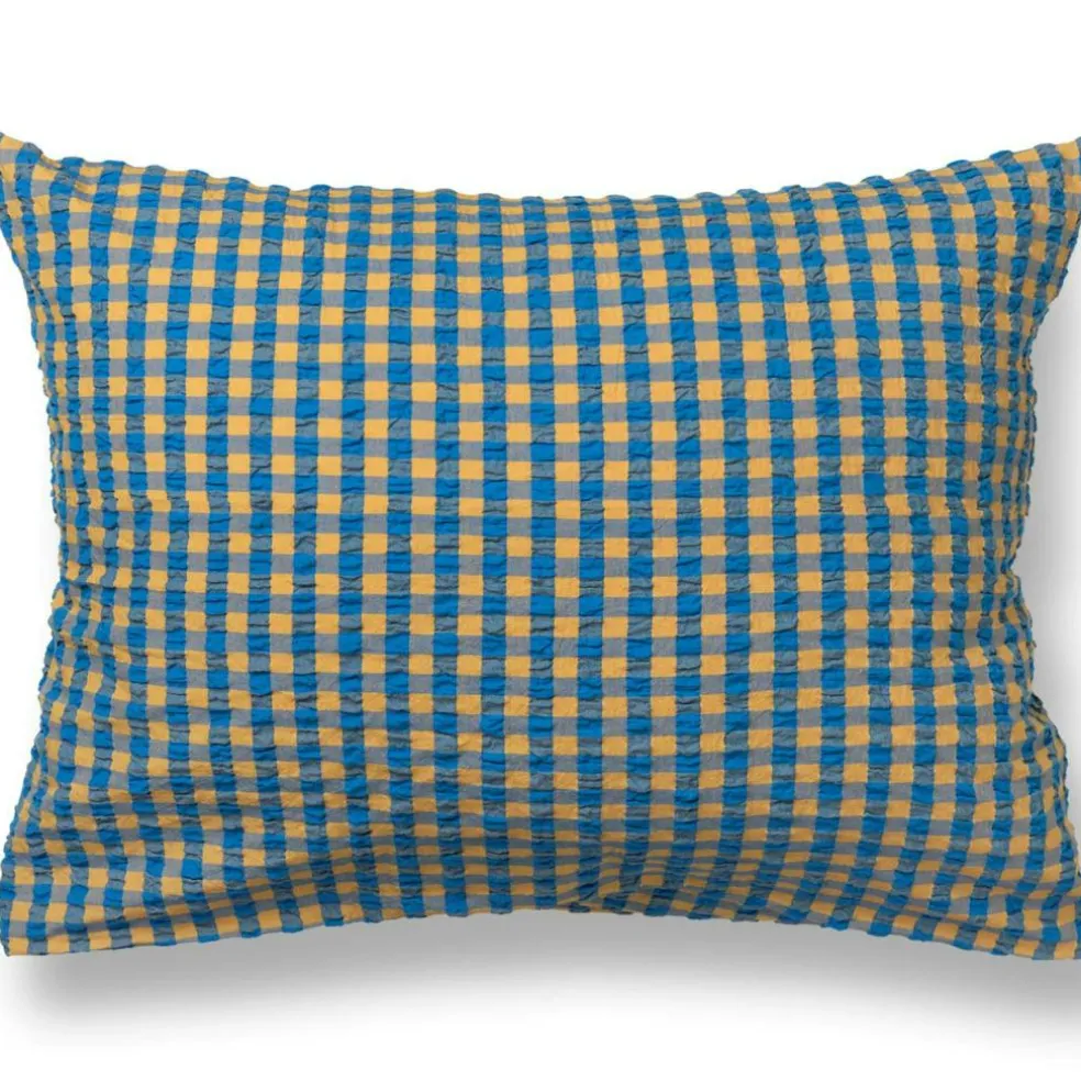 Bæk & Bølge Pillowcase 60x63 cm, Green/Pale Pink