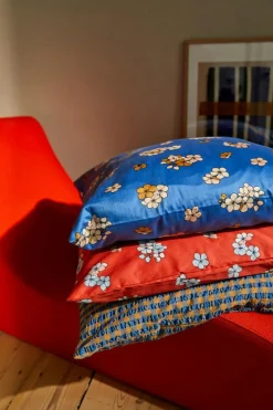 Bæk & Bølge Pillowcase 60x63 cm, Green/Pale Pink