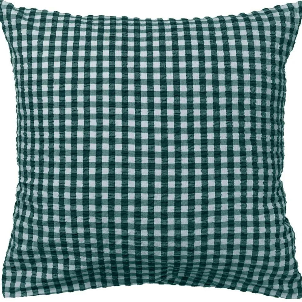 Bæk & Bølge Pillowcase 60x63 cm, Green/Pale Pink